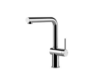 Gessi INEDITO Girevole Chrome - 60431#031 Mitigeur Évier | Finition chromée, Bec pivotant, Cartouche céramique