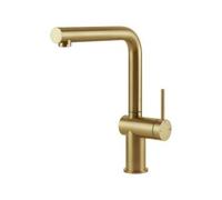 Gessi INEDITO Girevole Gold Brushed PVD - 60431#716 Mitigeur Évier | Bec pivotant, finition or brossé, levier ergonomique