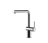 Gessi INEDITO - GODRONATO Girevole Matte Black - 60471#299 Mitigeur Évier | Acier inoxydable, Mitigeur monocommande, Cartouche céramique