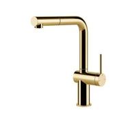 Gessi INEDITO Monogetto Gold PVD - 60433#246 Mitigeur Évier | Acier PVD or, Monojets, Hauteur 250 mm