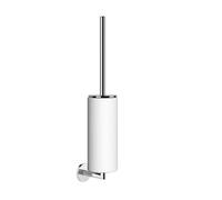 Gessi Ingranaggio, ensemble de brosses de toilettes pour montage mural, récipient blanc mat, 63819031, Couleur: chrome
