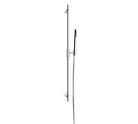 Gessi Ingranaggio Glissière magnétique 800mm avec douchette anticalcaire et flexible 1,50 m, 63584706, Couleur: Métal noir PVD
