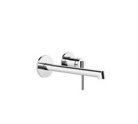 Gessi Ingranaggio kit prêt à poser pour mitigeur monocommande à encastrer, lavabo avec rosaces simples D=65 mm, bec 205-175 mm, 63583710, Couleur: Laiton PVD