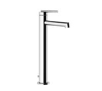 Gessi Ingranaggio mélangeur monocommande de lavabo, version haute, avec vidage 1 1/4, saillie 128mm, 63503031, Couleur: chrome
