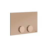 Gessi Ingranaggio Plaques de fixation pour Tece (Teceprofil et Tecebox), 54641030, Couleur: PVD de cuivre