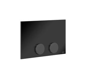 Gessi Ingranaggio Plaques de fixation pour Tece (Teceprofil et Tecebox), 54641706, Couleur: Métal noir PVD