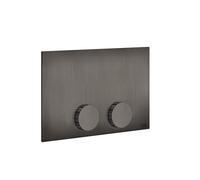 Gessi Ingranaggio Plaques de fixation pour Tece (Teceprofil et Tecebox), 54641707, Couleur: Métal noir brossé PVD