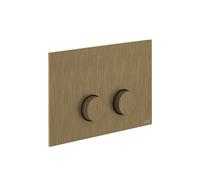 Gessi Ingranaggio Plaques de fixation pour Tece (Teceprofil et Tecebox), 54641713, Couleur: Laiton antique