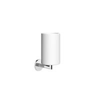 Gessi Ingranaggio, porte-gobelet mural, avec gobelet fixe blanc mat, 63807299, Couleur: Noir XL