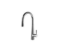 Gessi JUST Girevole Finox Brushed Nickel - 20577#149 Mitigeur Évier | Finition inox brossé, design simple, levier latéral