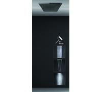 Gessi Minimali, système de douche intégré 505x505 types de jets pluie, surge, mist, 57907238