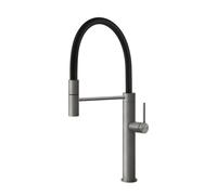 GESSI mitigeur robinet de cuisine 60010 FLESSA Gessi316 Collection (Steel Brushed - Métal)