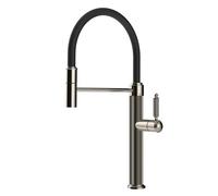 GESSI mitigeur robinet de cuisine 60634 VENTI20 Collection (Nickel PVD - Métal)