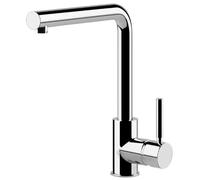 Gessi NEUTRON Girevole Chrome - 17155#031 Mitigeur Ãvier | Chrome brillant, Bec pivotant 360Â°, DÃ©bit rÃ©glable