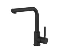 Gessi NEUTRON Girevole Matte Black - 17155#299 Mitigeur Évier | Finition noir mat, Bec pivotant, Cartouche céramique