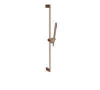 Gessi Origini Barre de douche avec flexible et douchette à main 1 jet, montage mural, 66145708, Couleur: Cuivre brossé PVD