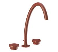 Gessi Origini Mélangeur 3 trous pour lavabo, version haute, avec vidage, saillie 231mm, 66015278, Couleur: Corail brillant