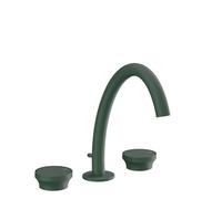 Gessi Origini Mélangeur 3 trous pour lavabo, version moyenne, avec vidage, saillie 186mm, 66013276, Couleur: Agave mat