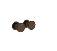 Gessi Origini Set de finition Mitigeur bain/douche, pour bec séparé, 2 voies, montage mural, 66079845, Couleur: bronze foncÃ©