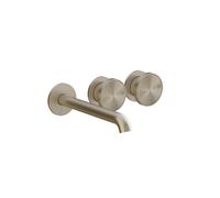 Gessi Origini Set de finition mitigeur de lavabo, sans garniture de vidage, avec bec, montage mural, saillie 171-201mm, 66090276, Couleur: Agave mat