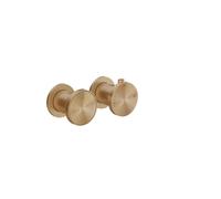 Gessi Origini Set de finition thermostat, cartouche de déviation, 2 voies, montage mural, 66134726, Couleur: Bronze chaud brossé PVD