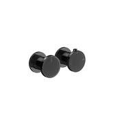 Gessi Origini Set thermostat prêt à lemploi, cartouche de déviation 3 voies sorties gauche et haut sur UPK, montage mural, 66136706, Couleur: Métal noir PVD