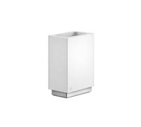 Gessi Rettangolo accessoires porte-verre version simple debout, gobelet blanc, 20834149, Couleur: Optique Finox
