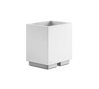 Gessi Rettangolo accessoires porte-verre version stand, gobelet blanc, 20831735, Couleur: Bronze chaud PVD