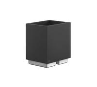 Gessi Rettangolo accessoires porte-verre version stand, gobelet noir, 20832079, Couleur: Blanc CN
