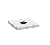 Gessi Rettangolo Capteur sans contact à commande électronique, montage sur table pour vidage de lavabo encastré dans le mur ou dans le plafond, 030, 59028706, Couleur: Métal noir PVD