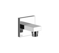 Gessi Rettangolo coude de raccordement mural 1/2, sécurité intrinsèque, 20169707, Couleur: Métal noir brossé PVD