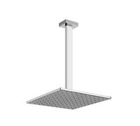 Gessi Rettangolo douche de plafond antique lime 300x300 mm, avec longueur personnalisée comme commande spéciale, avec 1/2 connexion, 15199279, Couleur: Blanc CN