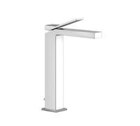 Gessi Rettangolo K lave-mains, mitigeur monocommande version haute 248 mm, avec vidage automatique, saillie 128 mm, 53005727, Couleur: Laiton brossé PVD