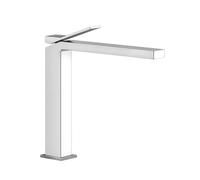 Gessi Rettangolo K mélangeur monocommande de lavabo version haute 248 mm, sans vidage, saillie 209 mm, 53004735, Couleur: Bronze chaud PVD