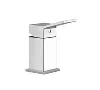 Gessi Rettangolo K, mitigeur monocommande, bec de baignoire séparé, montage sur le rebord de la baignoire ou sur un banc de carrelage, 53047299, Couleur: Noir XL