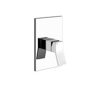 Gessi Rettangolo K, mitigeur monocommande prêt à poser sans inverseur pour bain/douche, une sortie, 735, 53061708, Couleur: Cuivre brossé PVD