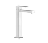 Gessi Rettangolo Mélangeur monocommande de lavabo version supérieure, sans garniture mécanique, saillie 128 mm, 11922030, Couleur: PVD de cuivre