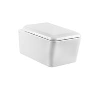 Gessi Rettangolo, set de WC, sans rebord, avec siège, blanc, 37573518