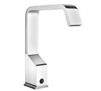 Gessi Rettangolo XL, Bec verseur pour lavabo sans contact, à commande électronique, avec capteur, 30511031, Couleur: chrome