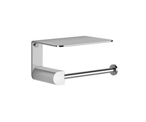 Gessi Rilievo, distributeur de papier hygiénique avec couvercle, montage mural, 59449030, Couleur: PVD de cuivre
