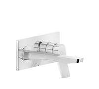 Gessi Rilievo, kit prêt à poser pour corps caché uniquement, pour mitigeur monocommande de lavabo, avec bec de 215 mm, 59089708, Couleur: Cuivre brossé PVD