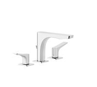Gessi Rilievo, mélangeur lavabo 3 trous, avec vidage automatique, saillie 154 mm, 59011726, Couleur: Bronze chaud brossé PVD