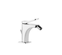 Gessi Rilievo, mitigeur monocommande de bidet version S (D32 mm), avec vidage 1 1/4, saillie 114 mm, 59007299, Couleur: Noir XL