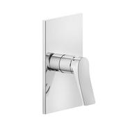 Gessi Rilievo, mitigeur monocommande prêt à poser sans inverseur pour baignoire/douche, une sortie, 59061710, Couleur: Laiton PVD