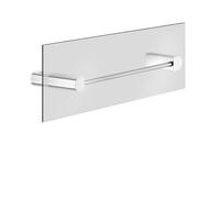 Gessi Rilievo, porte-serviettes 300 mm, montage sur paroi en verre, 59562707, Couleur: Métal noir brossé PVD