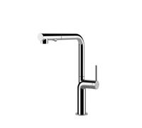 Gessi STELO Estraibile Finox Brushed Nickel - 60311#149 Mitigeur Ãvier | Nickel brossÃ© Finox, Douchette extractible, Tuyau flexible extensible