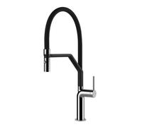 Gessi STELO Semiprofessionale Chrome - 60315#031 Mitigeur Ãvier | Chrome brillant, Bec semi-professionnel double fonction, Hauteur bec 250 mm