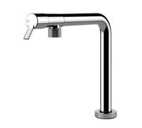 Gessi SU&GIU Sottofinestra Chrome - 60071#031 Mitigeur Évier | Chrome brillant, Bec rabattable sous fenêtre, Hauteur réduite sous fenêtre
