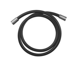 Gessi tuyau de douche Darkflex 1500 mm avec écrou conique 1/2 tuyau toujours noir, pièces de connexion en métal dans la surface de votre choix, 735, 54137713, Couleur: Laiton antique