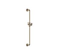 Gessi Venti20 Barre de douche avec support de douche pivotant, pour douchette à main séparée, montage mural, 65145735, Couleur: Bronze chaud PVD